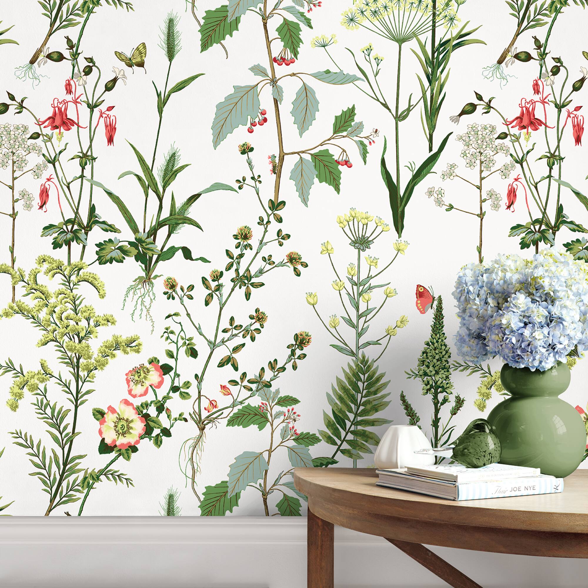 Surface Style Berkshire Meadow Floral Peel & Stick Wallpaper